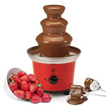 Belgian Chocolate Fountain Electric 3-Tier Machine with Hot Melting Pot Base