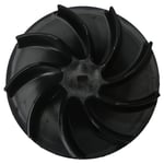 Vac Impeller Fan Black ABS Leaf Blower Vacuum Parts 125 0494 For Electric