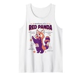 Anatomy of a Red Panda Cute Kawaii Funny Animal Art Tank Top