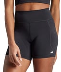 adidas DailyRun Womens Short Tights Black 5 Inch Running Lightweight Run Shorts