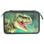 Dino World - Triple Pencil Case Green With 3D Effect ( 0412475 )