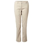 Craghoppers Womens/Ladies Kiwi Pro II Trousers (Desert Sand) - Size 18 Short