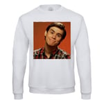 Sweat Shirt Homme Jim Carrey Jeune Acteur Photo Vintage 90's Cinema