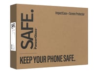 Safe. By Panzerglass - 2-I-1-Skyddspaket - Baksidesskydd För Mobiltelefon - Termoplastisk Polyuretan (Tpu) - Transparent - Med Skärmskyddare - För Apple Iphone 12 Mini