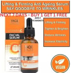 Anti Ageing Anti Wrinkle Face Lift Serum Vit C Hyaluronic Skin Eyes Essence