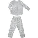 Liewood Olly pyjamas set – Y/D check blue wave/creme de la creme - 104