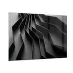 Impression sur Verre 100x70cm Tableaux Image Photo 3D Labyrinthe Moderne