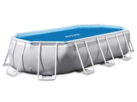 Bâche à bulles renforcée pour piscine tubulaire ovale 5,03 x 2,74 m - Intex