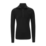 Brynje Arctic Zip Polo Ulltrøye m/Skulderinnlegg Herre Black, S