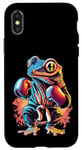 Coque pour iPhone X/XS Propriétaire de gecko à crête Lampe chauffante Élevage de