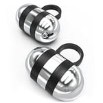 Synergee 2lb Set Cardio Hand Weights. Stainless Steel Hand Weights. Dumbbell Set.