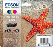 Epson-Blekk Epson Originalblekk / Blekk C13t03u64010, Cmyk, 1X3,4Ml + 3X2,4Ml, Epson Expression Home Xp-2100, 2105, 3100, 3105 Wf-2310