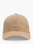 BOSS 6 Panel Baseball Cap, Open Beige