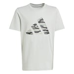 adidas Mixte Enfant Camo Graphic Tshirt, Wonder Silver, 9-10 Years