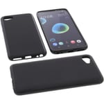 Bag for HTC Desire 12 Phone Case Protection TPU Rubber Case Black