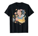 Disney Pocahontas Dream-catcher Floral Sketch T-Shirt