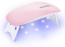 12W  Mini  Gel  Nail  Lamp , Portable  LED  Nail  Lamp  Mouse  Shape  Pocket  Si