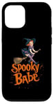 Coque pour iPhone 15 Spooky Babe Costume de sorcière d'Halloween