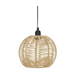 Atmosphera Créateur D'intérieur - Lampe Suspension Corde 'Caren' 24cm Naturel