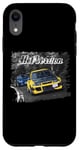 Coque pour iPhone XR CP9A Racing CAR jaune vs bleu