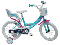 Disney La Reine des Neiges Vélo Enfant, Blanc/Bleu, 16"