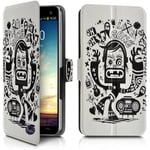 Housse Etui Porte-Carte Support Universel M Motif Mv21 Pour Samsung Galaxy Note 3 Lite