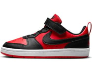 Nike Court Borough Low Recraft (GS) Basket, University Red/Black-White, 25 EU