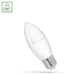 C37 E27 1W - LED kronljus, 230V, Neutralvit, Spectrum - Dimbar : Inte dimbar, Kulör : Neutral