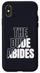 iPhone X/XS The Dude Abides Vintage Design For Film Loving Bowler Case