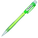 Pentel - Fiesta Mechanical Pencil - Pack of 3 - Black/Green/Blue - XAX105/3-ACD