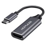 Adaptateur Usb C Vers Hdmi,Usb Type C À Hdmi 4K (Thunderbolt 3 Compatible) Avec Sortie Audio Vidéo Pour Macbook Pro 2018/2017, Ipad Pro 2018, Samsung Note 9/S9, Huawei Mate 20 Etc (Gery)