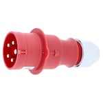 Schwabe Mennekes Prise CEE avec vis Connexion, 400 V, 32 A, Rouge 61422