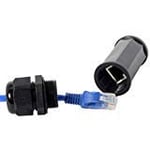 Cablecc Coupleur Adaptateur d’extension de réseau LAN Ethernet avec verrouillage étanche Cat6 RJ45 femelle vers femelle