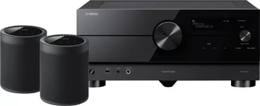 Yamaha RX-A4A + MUSICCAST 20 - Ampli audio-vidéo 7.2 Enceintes Surround sans fil