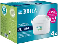 MAXTRA PRO All in One Water Filter Cartridge 4 Pack - Original  Refill Reducing