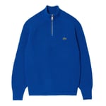 Lacoste Zipped High Neck Carded Wool Sweater Herr