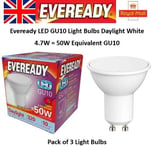 3 x 4.7W = 50W LED GU10 Light Bulbs Spotlight Daylight White SAD = 50 Watt