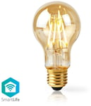 Nedis SmartLife Wi-Fi Smart LED Vintage Bulb E27 A60 - lampa