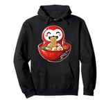 Daruma Doll Japan Ramen Japanese Noodles Cute Kawaii Pullover Hoodie