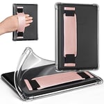 CoBak Clear Case for 6" Kindle 11th Generation 2024 and 2022 - Ultra-Slim Soft TPU Transparent Cover with Hand Strap, Lightweight & Durable Protection, Rose Gold