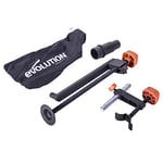 Evolution Power Tools R210SMS Pack d’accessoires pour scie à onglets, comprend 2 pinces de serrage, un sac à poussière et un adaptateur pour port d’aspiration, 210 mm