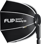 Impulsfoto SMDV Speedbox Flip Beauty Dish 20-50 cm de diamètre - Une Combinaison de Bol beauté et de boîte à lumière