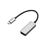 Amazon Basics Adaptateur USB-C en aluminium pour DisplayPort (sans ré-adaptateur), Gris