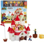 Nintendo Super Mario Deluxe Mushroom Kingdom Castle - Lekesett Med Slott Og Figurer