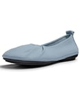 Camper Femme Right Nina-K201364 Ballerines, Bleu, 36 EU