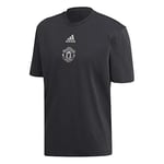 adidas MUFC SSP T T-Shirt Homme, Carbone, FR : M (Taille Fabricant : M)