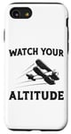 iPhone SE (2020) / 7 / 8 Airplane Pilot Pun Vintage Biplane Watch Your Altitude Case