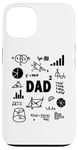 Coque pour iPhone 13 Dad Squared Second Time Dad Math Second Power Father