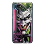 ERT GROUP Coque de téléphone Portable pour Samsung A10 Original et sous Licence Officielle DC Motif Joker 014 Parfaitement adapté à la Forme du téléphone Portable, Coque en TPU