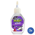 3x Mr. Magic Staac Enlèvement Colles De Surfaces Dures 80 ML